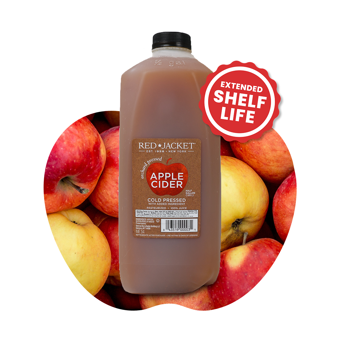 Naturally Preserved Apple Cider