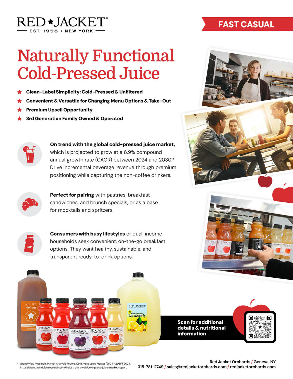 Fast Casual Audience Specific Sell Sheet