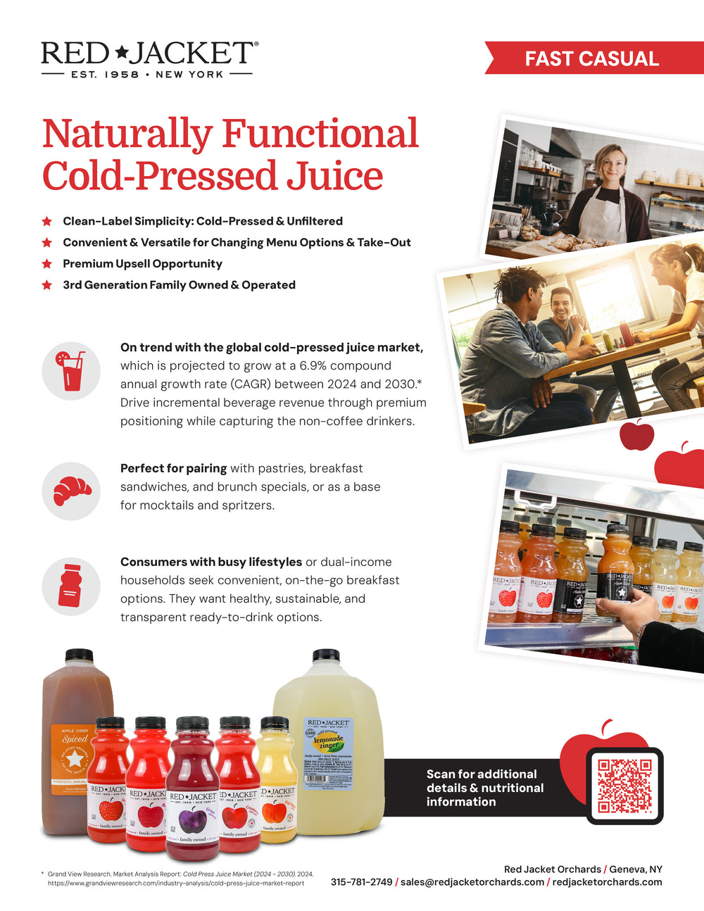 Fast Casual Audience Specific Sell Sheet