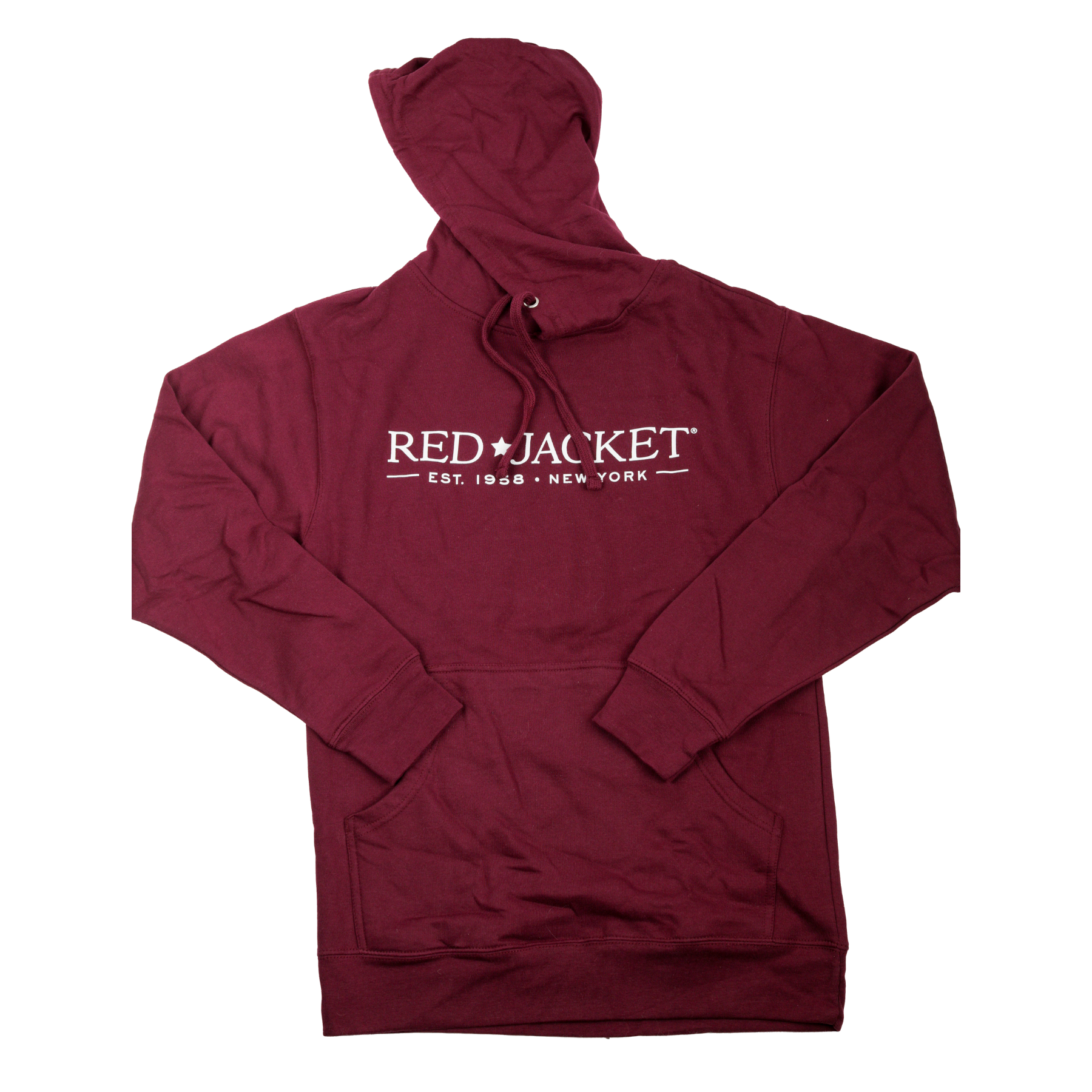 Red jacket with hoodie shop